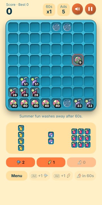 Tickstone Summer theme, Timer mode