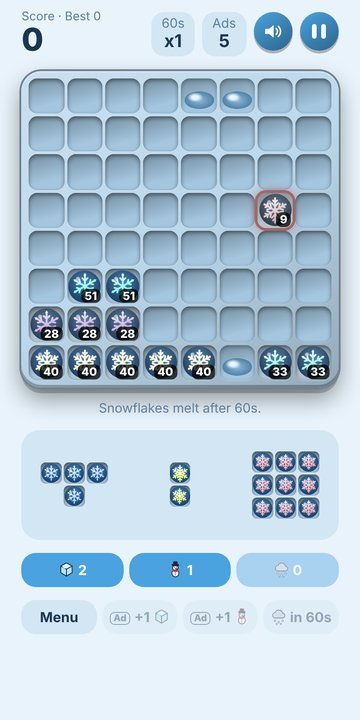 Tickstone Winter theme board
